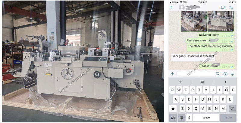 Clients Feedback of LDC-LDC-350A/450A Automatic Label Die Cutter Machine