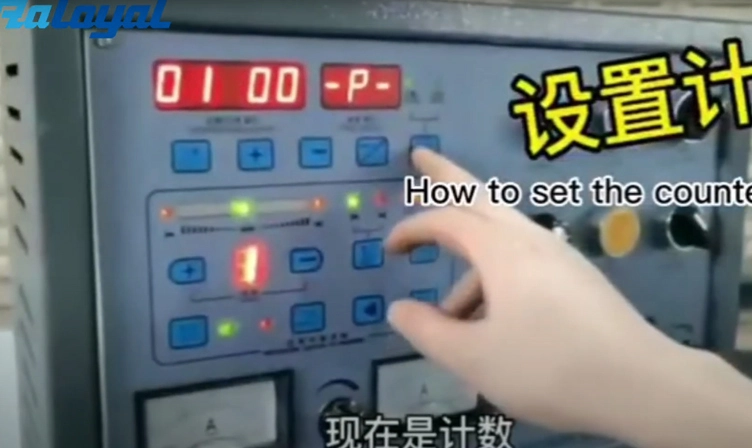 How to Set Counter for Rotary Die Cutting Machine?