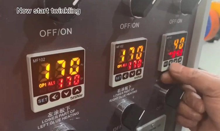 How to Spray Glue on A4 Packaging Machine