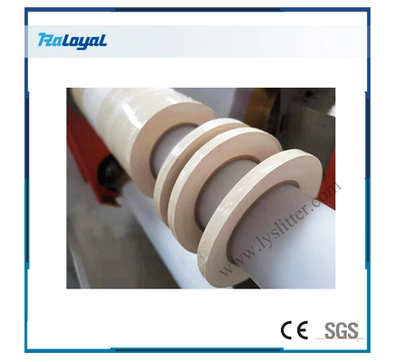LY-703 2 Shafts Adhesive Tape Log Slitter Machine
