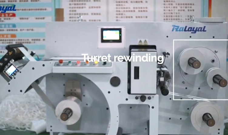 Narrow Web 350m/Min High Speed Slitting Machine--Raloyal