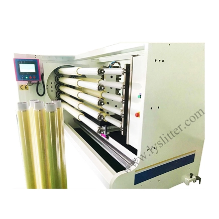 LY-7010 10 Shafts Adhesive Tape Log Slitter Machine