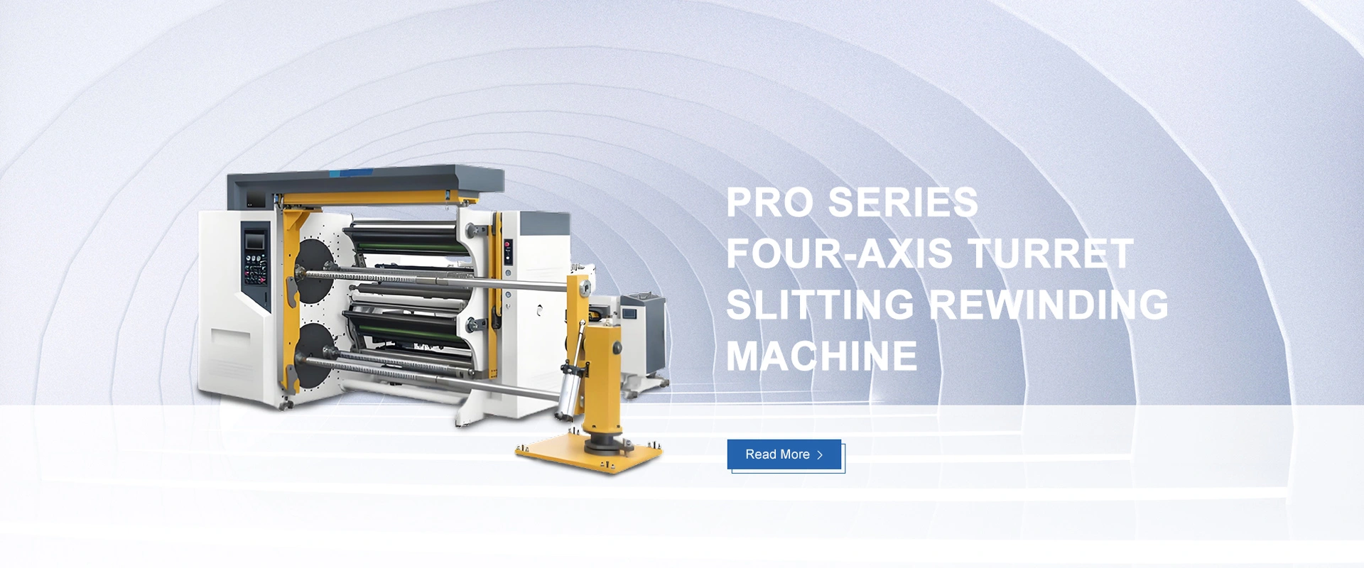 PRO SERIES Four-Axis Turret Slitting Rewinding Machine
