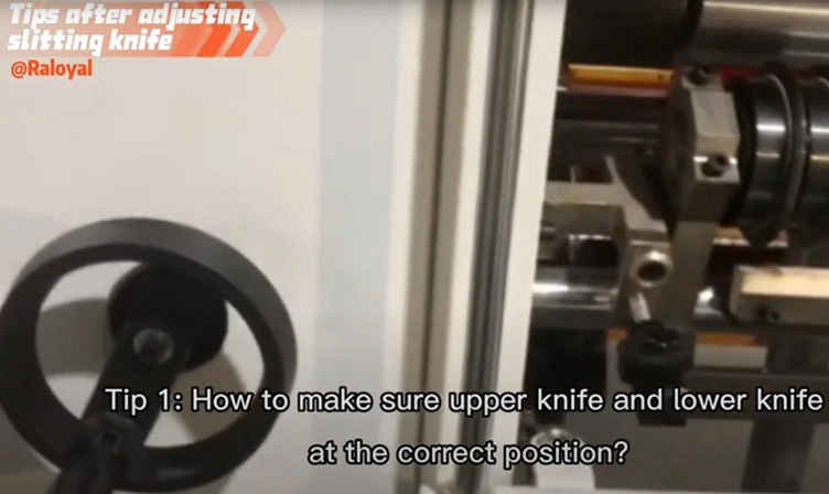 Some tips of high speed slitting machine after adjusting slitting knife
