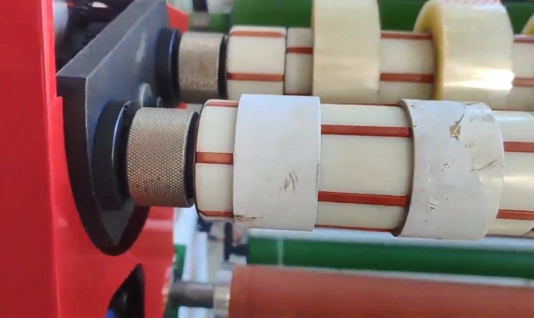 The Mounting shaft of BOPP Tape Slitting Rewinding Machine